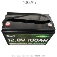 باتری 100 آمپر ساعت لیتیومی 12.8 ولت برند Great Solar