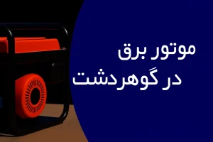 موتور برق در گوهردشت