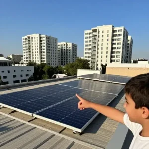 برق خورشیدی در سعادت آباد